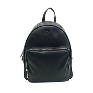Guess Black Faux Leather Rylan Backpack